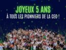Joyeux 5 ans à tous les pionniers de la CEC
