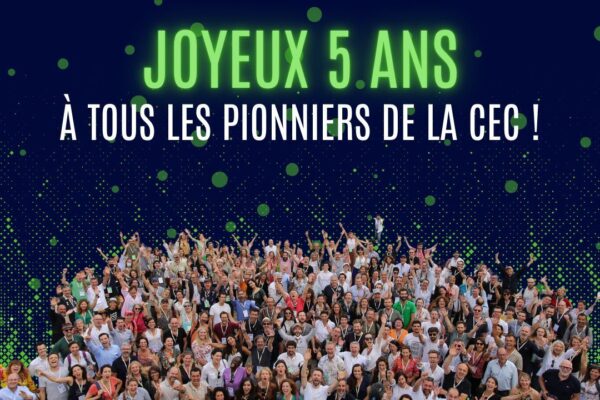 Joyeux 5 ans à tous les pionniers de la CEC